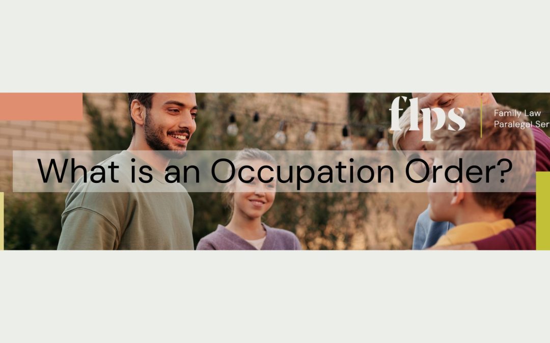 What is an Occupation Order?